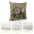 thumbnail image 4 of BCIIG Flowers Bird Graphic Decorative Cushion Throw Pillow Cover for Home Couch Living Room Bed Sofa Pillowcase 1PC 22x22in, 4 of 5