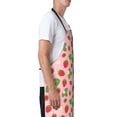 thumbnail image 3 of Naloa Strawberries Apron Kitchen Aprons with Pockets for Women Men Chef, 3 of 8
