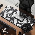 thumbnail image 2 of Long Mouse Pads for Desk,Black Halloween White Ghosts Desk Mats on Top Of Desks, Desk Mouse Pad Extra Large with 3mm Non-Slip Base and Stitched Edge for Gaming,Office,Work,Home 35.4"x15.7", 2 of 6