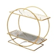 thumbnail image 4 of Organizador de encimera de baño, estante de almacenamiento, tocador de baño decorativo versátil Blanco, 4 of 9