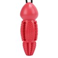 thumbnail image 5 of Dog Toothbrush Toy Bite Resistant Teeth Cleaning Chew Toys for Small and MediumSized Dogs(Red ), 5 of 5
