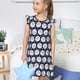 thumbnail image 4 of Fotbe Cute Sheep With Star Vestido de Dormir para Niñas de 3 a 10 Años, Mangas Cortas, Estilo Princesa, Pijama Camisón con Mangas Voladas-X-Large, 4 of 6