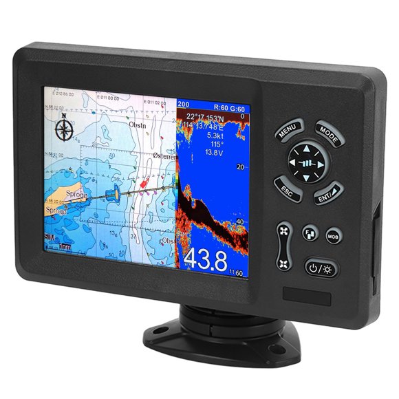 Marine Plotter, IP66 Protection 7in LCD Display GPS Navigation Positioner for Marine
