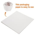 thumbnail image 3 of DEEPCRAFF 100 Pcs Feuilles de Papier Blanc pour Emballage 11.79x11.79 Po, 3 of 6
