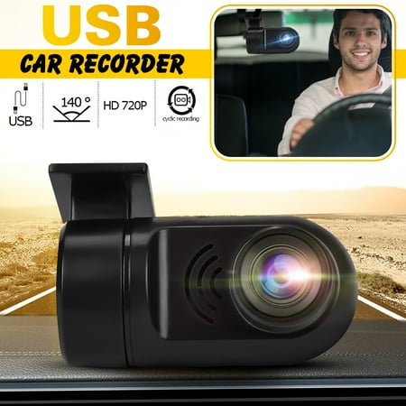 5.5 inch Large Screen 4 Generation USB Dashcam Front Windshield USB Car Recorder with TF Card 64G Storage Capacity for (Best Screen Recorder Android 2019)