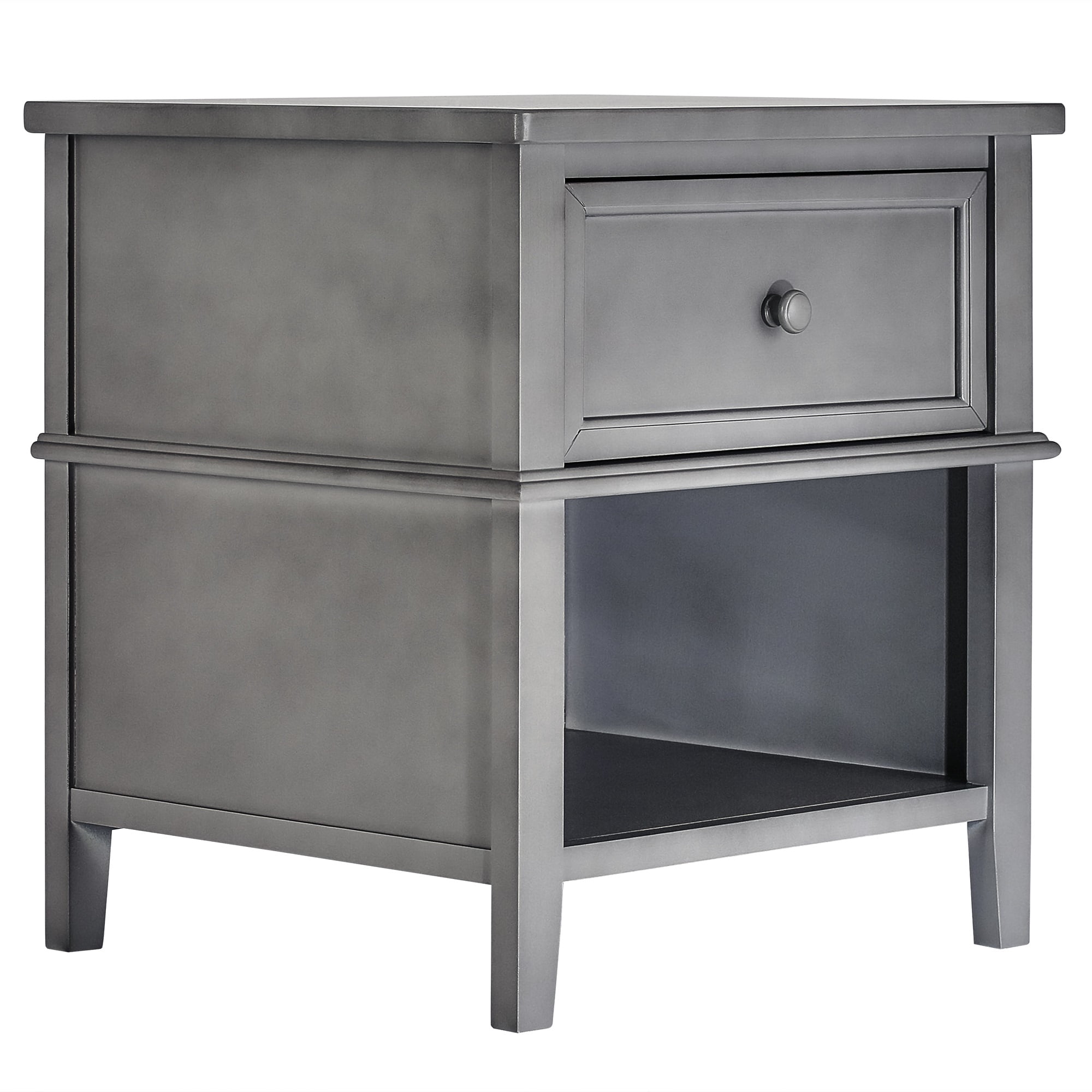 Evolur Universal Nightstand, Storm Gray
