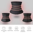 thumbnail image 4 of QRIC Women Corset Waist Trainer for Women Neoprene Plus Size 3 Strap Cincher Tummy Control Shapewear Waist Trimmer Belt Workout Body Shaper, 4 of 7