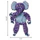 thumbnail image 3 of Dog Toy KONG Floppy Knots con forma de elefante con forma de cuerda anudada para perros M/L, 3 of 4