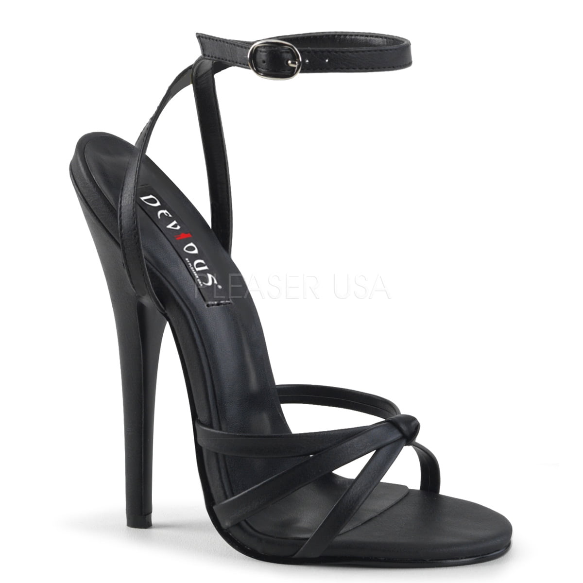 Ankle Strap Sandals with 6-Inch Heel DOMINA-109