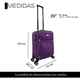 thumbnail image 2 of Maleta De Viaje 19 Pulgadas Jony De Tela Ligera Carry On 10 Kg Con Candado Númerico, 2 of 5