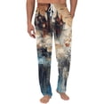 thumbnail image 2 of Satingcolo Funny Men's Lounge Pajama Pants Cute Soft Ultra Lightweight Sleepwear Bottom Pants with Pocket Drawstring, 2 of 6