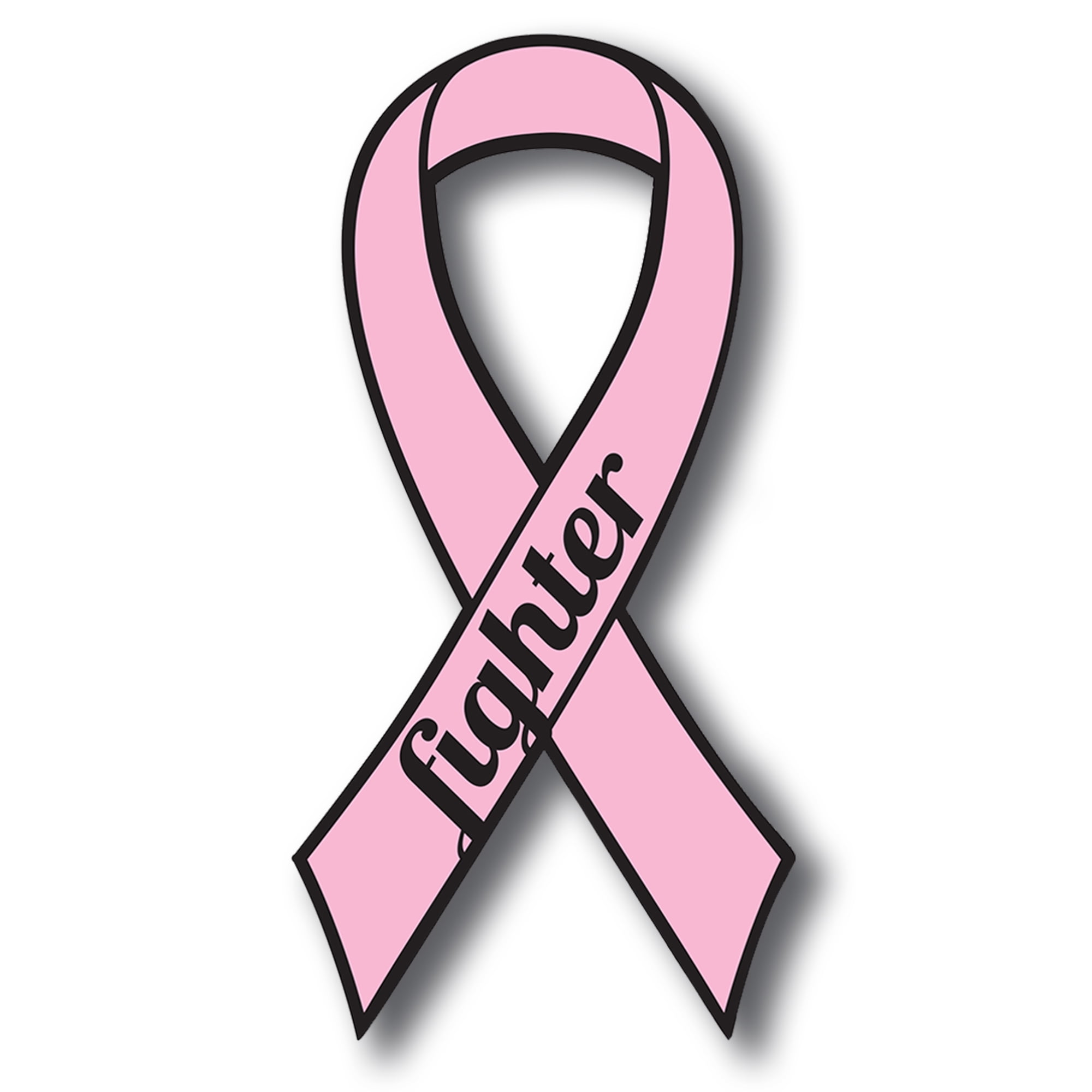 Magnet Me Up Support Breast Cancer Awareness Pink Ribbon Magnet Decal, 3.5x7 Inches, Heavy Duty Automotive Magnet for Car Truck