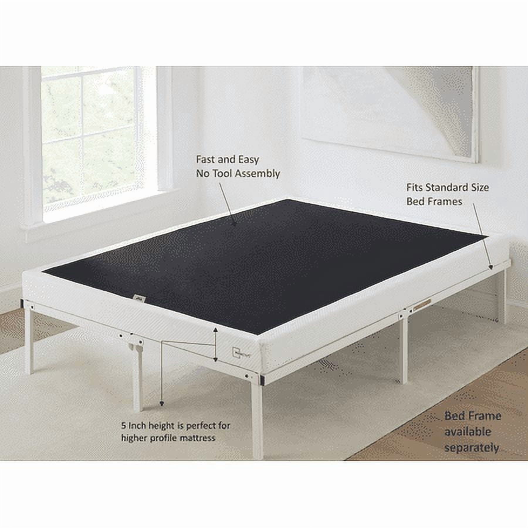 Mainstays 5" Full High Profile Easy Assembly Smart Metal Box Spring