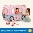 thumbnail image 6 of Battat Sweet Treats Pop-Up Shop Fabric Tent 25-Piece Dessert Set, Toddler and Preschool Toys, 6 of 12