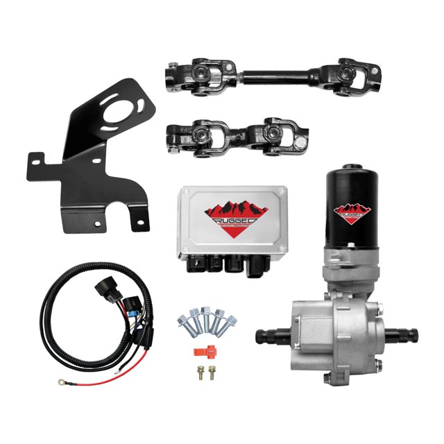 Rugged Front Electric Power Steering Kit for (2009-13) Honda Big Red, is A Bolt On System, Steers Easily & Gets Rid of Wheel Jerk/Bump Steer When Navigating Rough Terrains, Make Your Ride Better