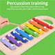 thumbnail image 2 of Madera Y Banco De Grifo Juguete Xilófono Música Temprana Iluminación De Color Montessori Juguete Musical Con Martillo Para Niños Pequeños Bebé Libra 2 En 1 Monstrate FN002330-00, 2 of 6