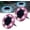 Purple*2, variant on Mosaic Solar Disk Light Waterproof Outdoor Glass LED Garden Stake Lighting Colorful Landscape Yard Decor For Walkway Patio Lawn Auto On Off Driveway