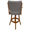 thumbnail image 2 of Casa Solid Wood 30" Bar Stool - Mojave Gray Fabric - Honey Frame, 2 of 3