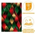 thumbnail image 2 of Christmas Abstract Geometric Elements Pattern Garden Flag Double Sided House Flag for Outdoor Home, Personalized All Year Round Yard Decor 12 x 18 Inch, 2 of 6