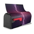 thumbnail image 3 of Bingfone Thunderstorm Violet Purple Magnetic Mailbox Cover Standard Size For Garden Yard Outdoor Decorations-21x18 In, 3 of 7