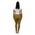 thumbnail image 2 of Access Junior's Uniform Skinny Pants (DK Khaki, 1/2) ASU017, 2 of 6