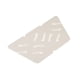 thumbnail image 2 of Naiovety 5 uds Logos geometría tres plástico señal segura que indica pequeño ligero reemplazo de señal bajo el agua Deportes acuáticos Blanco, 2 of 6