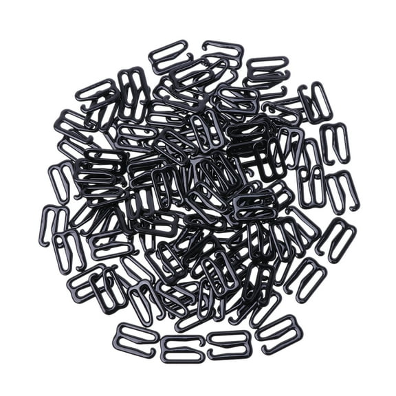 Zeiwohndc 100pcs Metal Bra Lingerie Strap Adjuster Slider Hook Buckle Clip Sewing Craft