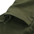 thumbnail image 5 of Men's Cargo Pants with 8 Pockets,Cotton Camo Pants Relaxed Fit Utility Hiking Pants, Ripstop Work Pants(No Belts),Armygreen Size 30, 5 of 7