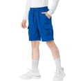 thumbnail image 5 of AINIYS Boys Cargo Shorts Design Breathable with Elastic Waist Closure for Hiking and Camping Trips Blue 5-6 Years, 5 of 7
