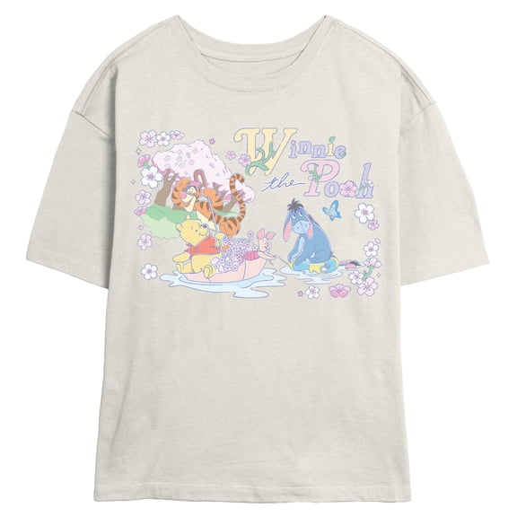 Juniors Winnie the Pooh Springtime for Pooh and Friends T Shirt