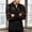 Black, variant on ShomPort Men's Button Down Shirt Floral Lace See Through Patchwork Collared Long Sleeve Clubwear Going Out Outfits