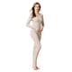 thumbnail image 1 of Long Johns Ropa interior térmica para mujer Conjunto de pijama de capa base con forro polar para clima frío (café), 1 of 5