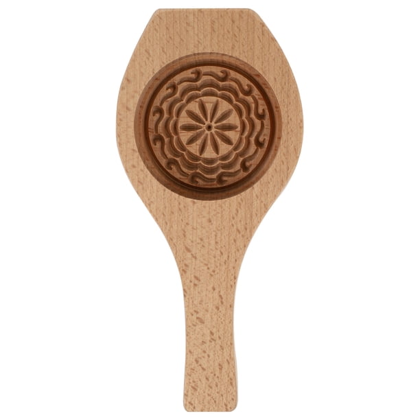 1 molde de madera para pastel de luna, molde para hornear, molde para pasteles, suministros de cocina para hornear