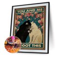 thumbnail image 1 of Cuadros Decorativos Diamond Painting 5D DIY Retro Cat Poster Full Round Drill Kit (B2336) DQrwqpou Nuevos Originales, 1 of 9