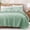 Sage Green, variant on Exclusivo Mezcla Full Queen Quilt Bedding Set, Stripe Stitching Blush Pink Quilts Queen Size for All Seasons, Soft Lightweight Microfiber Bedspreads Coverlets Bed Cover, 90"x96"