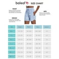 thumbnail image 7 of BALEAF Women's 5" Workout Shorts Athletic Running Shorts High Waisted with Zipper Pocket Gym Quick Dry Hiking Sports Light Blue M, 7 of 7