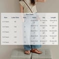 thumbnail image 3 of Zpanxa Girls Light Wash Wide Leg Denim Capri Jeans Elastic High Waist Casual Loose Baggy Cropped Denim Pants Kids Daily Trousers Jeans for Girls, 3 of 7