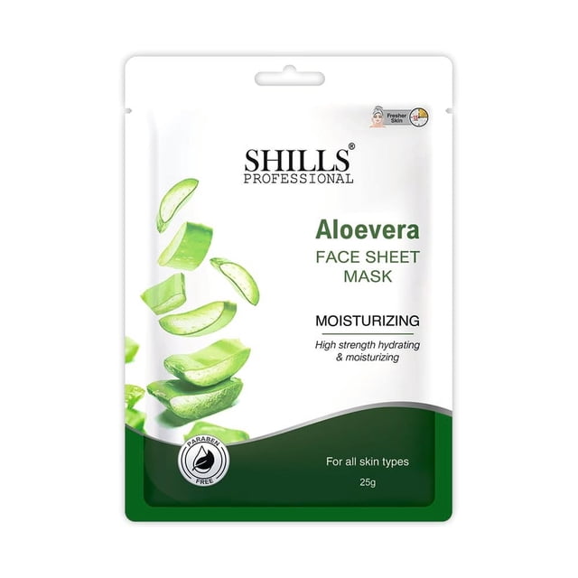 Shills Masque pour le Visage à l'Aloès, 25 g Chacun (Lot de 6)