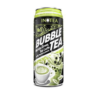 Inotea Matcha Green Tea Latte Bottle, 12 Count, 16.6 oz
