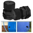 thumbnail image 3 of 2pcs 3/4 Inch Garden Hose Bulkhead Fitting For Rain Barrels Water Tanks Easy Installation Thread Bulkhead Fitting Bulkhead Water Tank Connectors, 3 of 4