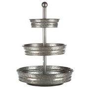 Galvanize Your Home 3 Tier serving tray galvanized farmhouse stand