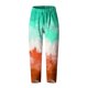 thumbnail image 4 of Pantalones de Mujer Traje Verano Cómodo de Moda Impreso Pantalones Recortados, Pantalones Elásticos Casuales, 4 of 5