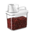 thumbnail image 1 of RKSTN Kitchen Utensils Plastic Cereal Dispenser Storage Box Kitchen Food Grain Rice Container Nice Kitchen Utensils, 1 of 4