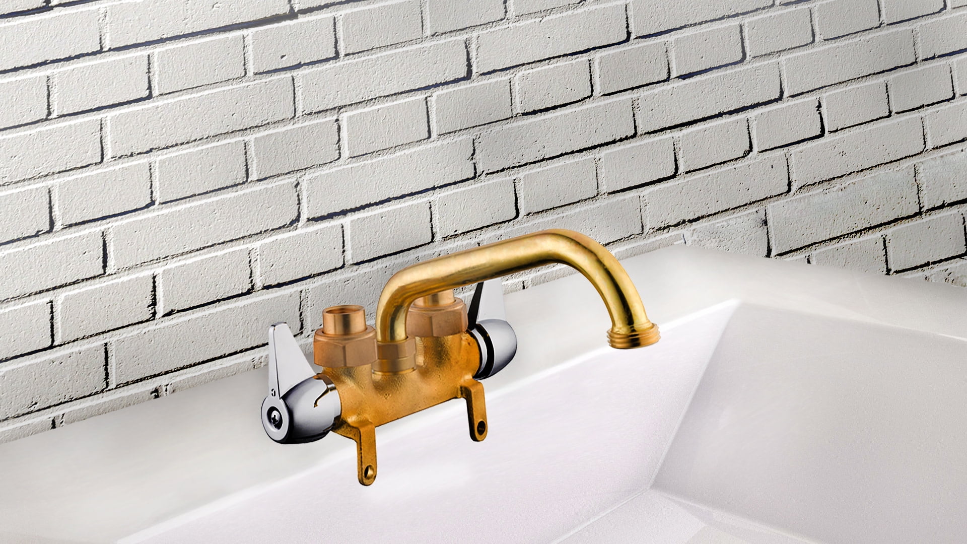 Design House 545749 Ashland Laundry Tub Faucet Brass Faucet Parts