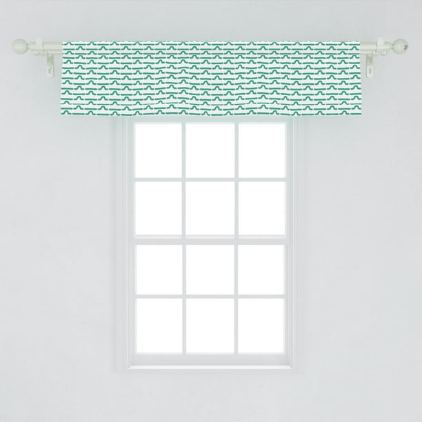 Caterpillar Window Valance Pattern Of Larva Type Bugs Repeating Spring Season Animals Wildlife Curtain Valance For Kitchen Bedroom Decor With Rod Pocket By Ambesonne Walmart Com Walmart Com