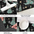 thumbnail image 3 of Black Christmas Tree Pattern Kitchen Rug Mat,Kitchen Runner Rugs Non Skid Washable,Decorative Kitchen Floor Mats for Kitchen,Sink,Laundry,17"X47", 3 of 5