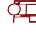 thumbnail image 3 of Red Carbon Fiber CD Control Player Cover With Cassette for Chrysler 300 2005-07, 3 of 4
