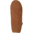 thumbnail image 7 of SNUGRUGS Rupert Mens Suede Moccasin Slippers with Cotton Inner and Suede Sole - Light Brown - US 12, 7 of 7