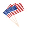 thumbnail image 3 of 100pcs American National Flag Cake Toppers Paper Cake Picks Cupcake Decor Party Supplies for Wedding Birthday Festival, 3 of 3