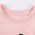 thumbnail image 5 of NAISIBABY Girls Sweatshirt 7T, Long Sleeve Graphic Crewneck Cotton Casual Pullover Tops Pink(2-8T), 5 of 6